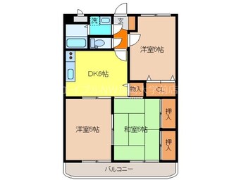 間取図 サンフラワーマンション