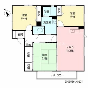 間取図 ディアスわしざき