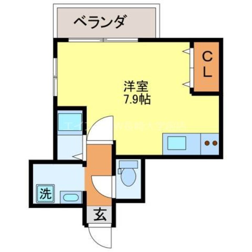 間取図 モンテスタイル鍛冶屋町