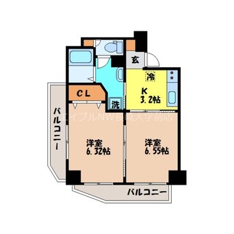 間取図 ウィング弐号舘