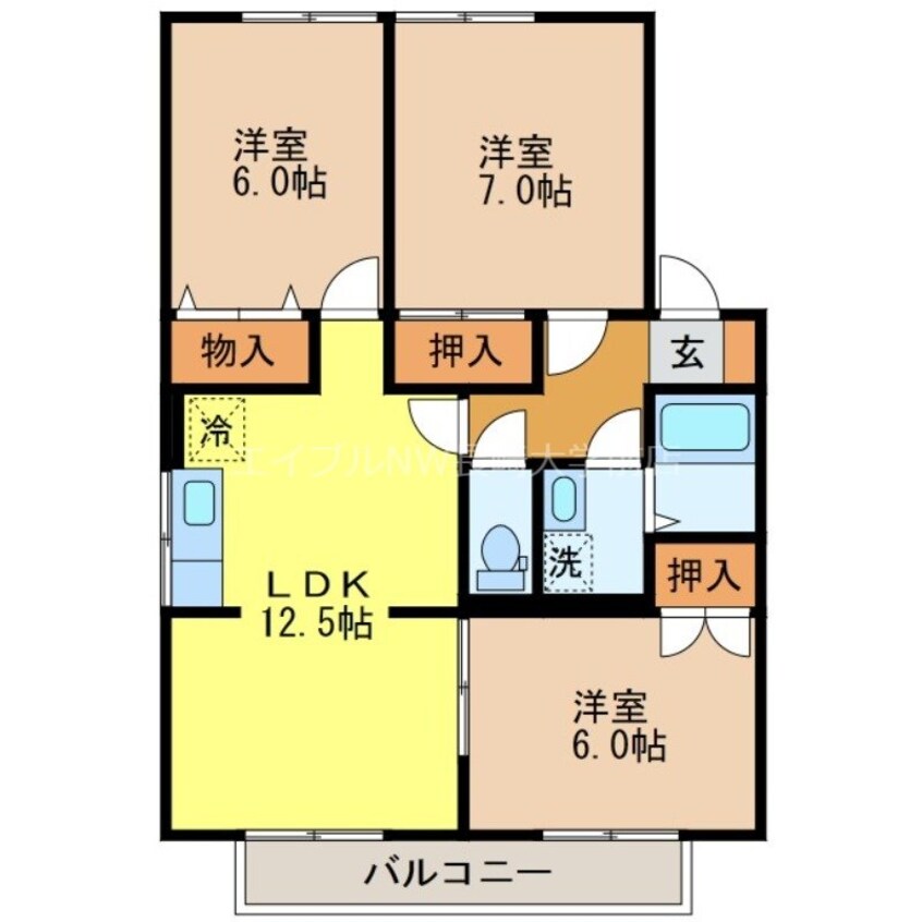 間取図 まなび野参番館