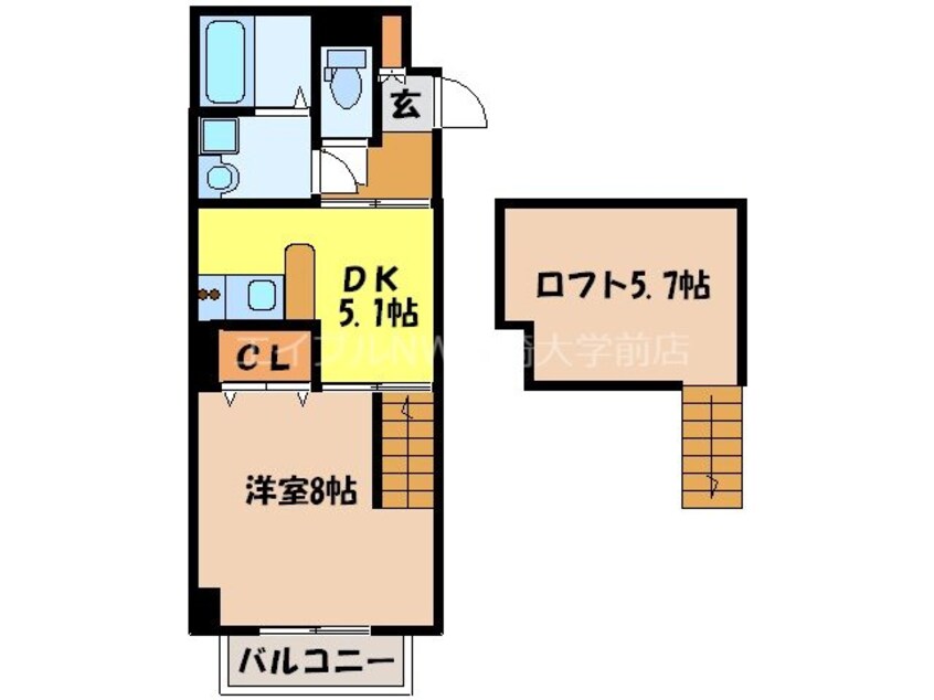 間取図 ルメール諏訪町