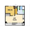 大久保宝町第三ビル 1LDKの間取り