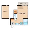 アメニティ十人町 1Rの間取り