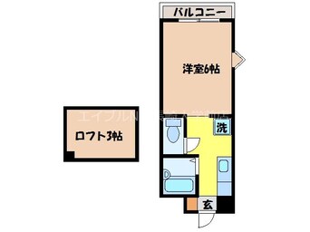 間取図 長崎本線/肥前古賀駅 徒歩68分 5階 築29年