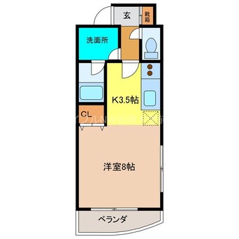 間取図 モンパルト万屋