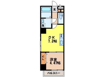 間取図 グラッチェ目覚