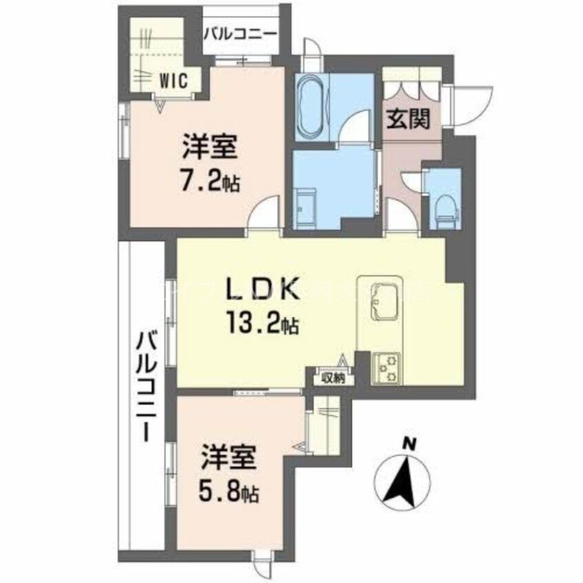 間取図 長崎本線/諫早駅 徒歩7分 2階 建築中