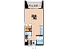 ていびる 1Rの間取り