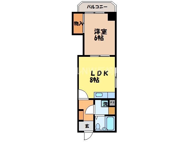 間取り図 グランドハイツ勝山