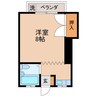 コーポ綾 B棟 1Rの間取り