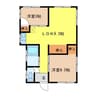 長崎市電１系統<長崎電気軌道>/崇福寺駅 徒歩13分 2階 築57年 2DKの間取り