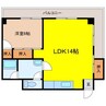 プレジデント長崎 1LDKの間取り