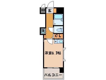 間取図 長崎バス/大井手 2階 築32年