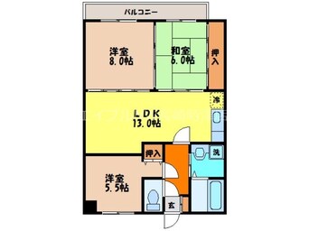 間取図 森マンション