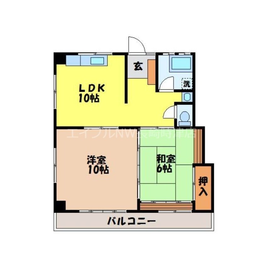 間取図 コーポ館林