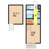 リバーガーデン OKA 1Rの間取り