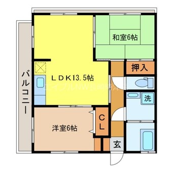 間取図 サンシャイン西山台