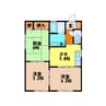 リバティヒルズD棟 3Kの間取り