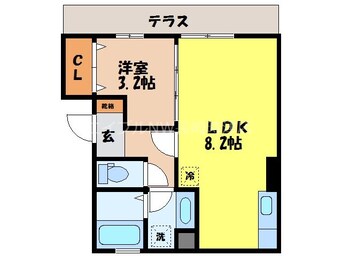 間取図 カーサモンターナ