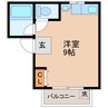 シャル夢館Ⅱ 1Rの間取り
