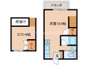 シャル夢坂本Ⅱの間取図