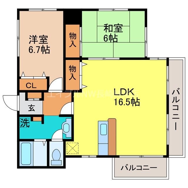 間取り図 クリサンセマム菊島