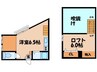 シャル夢Ⅴ 1Rの間取り