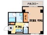 グリーンコート樺島 1Kの間取り