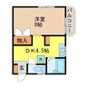 長崎本線/現川駅 徒歩67分 2階 築35年 1DKの間取り