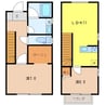 BloomⅡ 2LDKの間取り
