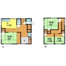 久留里郷戸建て（仮名） 4Kの間取り