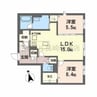 シャーメゾンステージ時津町 2LDKの間取り
