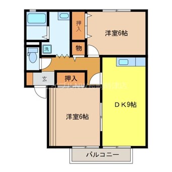 間取図 セジュール鳴見ヶ丘