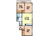 バイオリンク西町 3LDKの間取り