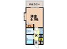 長崎市電１系統<長崎電気軌道>/岩屋橋駅 徒歩4分 2階 築34年 1Kの間取り