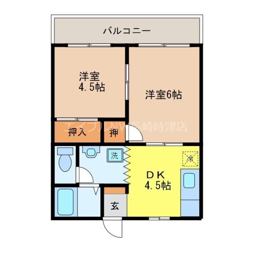 間取図 上戸町グランソレイユ