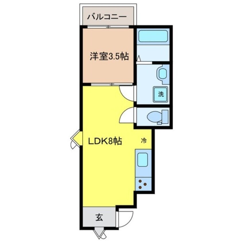 間取図 アイヒルズ　ラシック