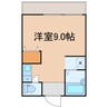 第2コーポ辻 1Rの間取り