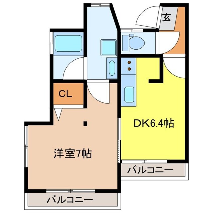 間取図 ソルカーサ橋口