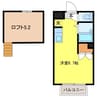 ウィステリア壱番館 1Rの間取り