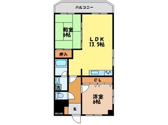 間取図 リバー山王