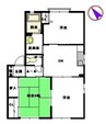 長崎本線/長崎駅 バス:33分:停歩4分 1階 築25年 3DKの間取り