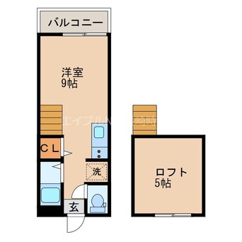 間取図 エスポワール本尾