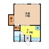 長崎市電１系統<長崎電気軌道>/スタジアムシティノース駅 徒歩21分 2階 築40年 1Kの間取り