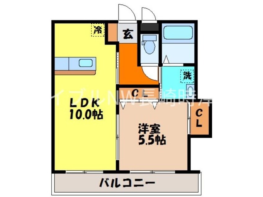 間取図 ソレイユⅡ