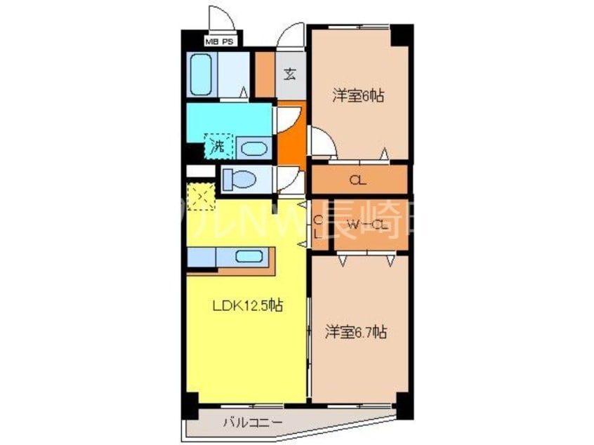 間取図 パラディヒラムネ1