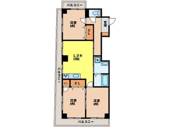 間取図 ブリリアント竹尾