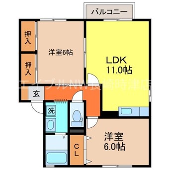 間取図 まなび野五番館