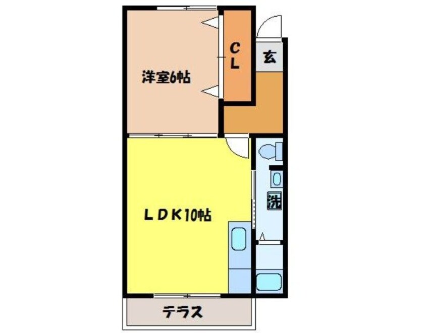間取図 フロンティア Ｂ棟
